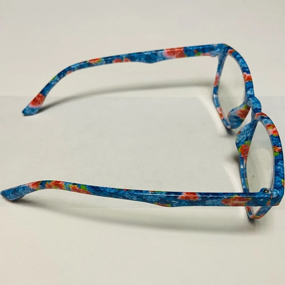 Pioneer Woman Heritage Floral Blue Light Screen Protection Glasses EUC